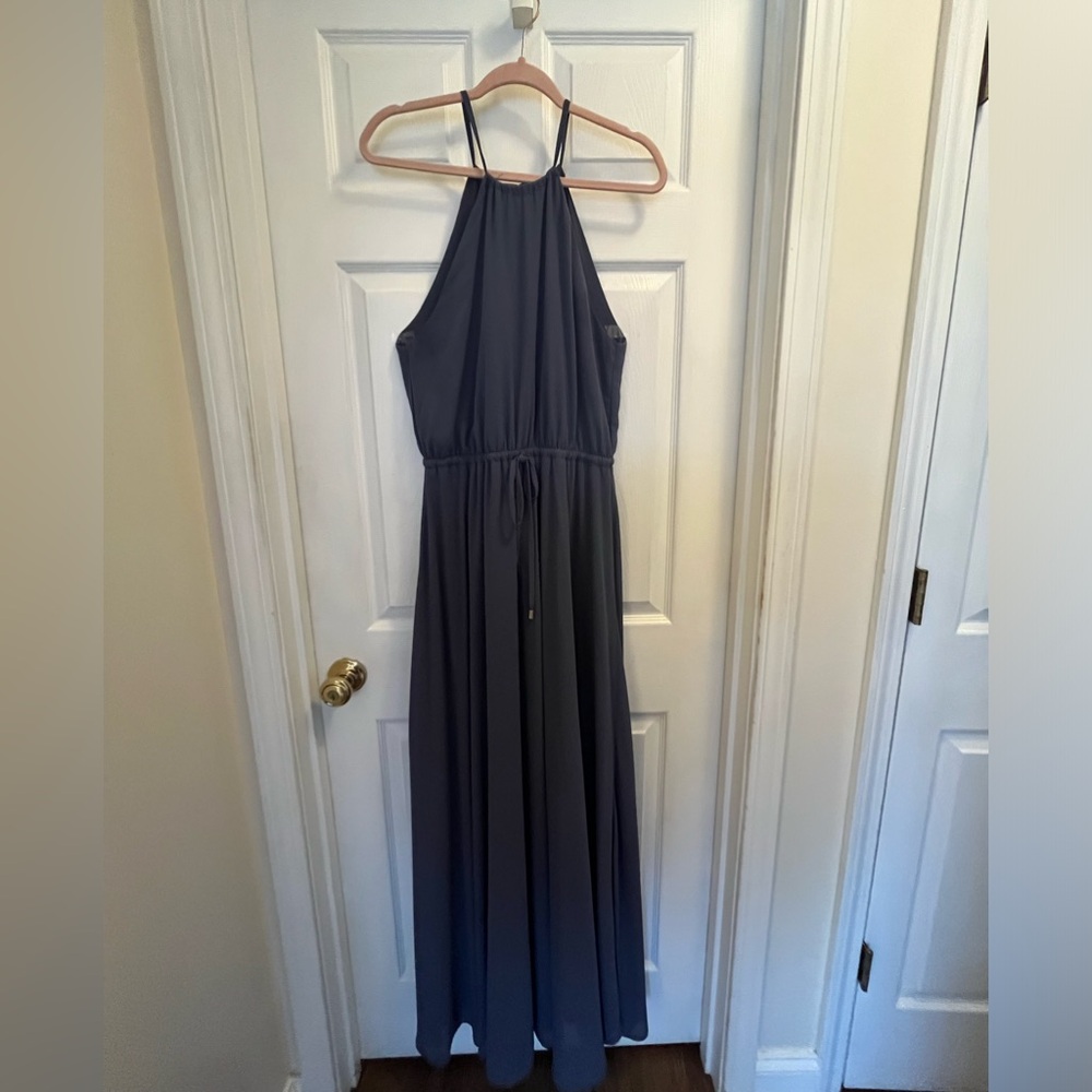 Lulus blue bridal bridesmaid dress